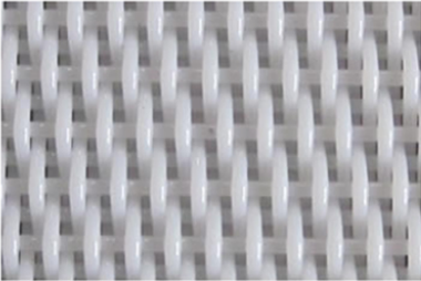 Round yarn dryer fabric woven monofilament structure
