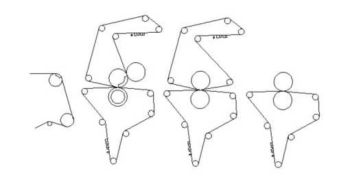 Packaging paper press section schematic